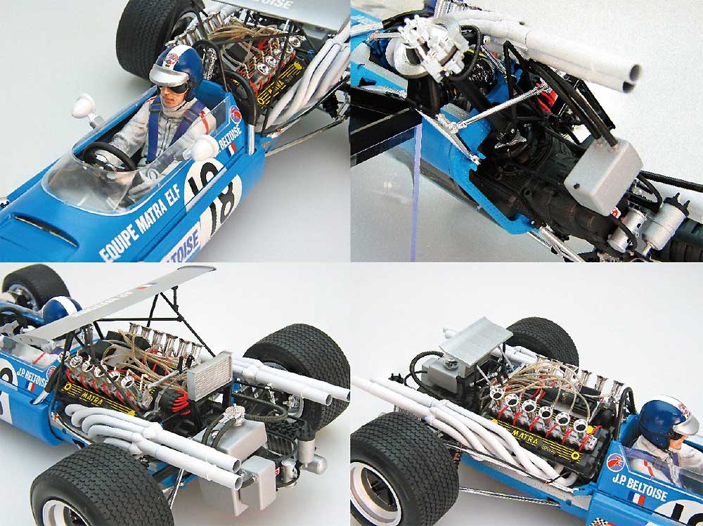 1968 マトラ MS11 イギリスGP プラモデル (エブロ プラスチックモデル組立キット No.13001) 商品画像_3