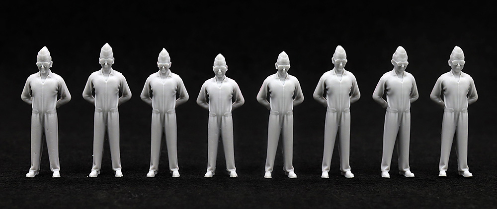 T-50B ブラックイーグルス パイロットチームセット レジン (トリファクトリー MINIATURE SERIES No.MF-05B) 商品画像_4