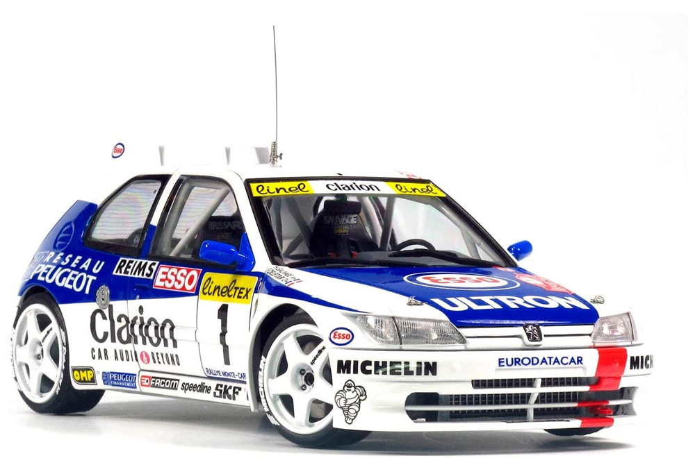 プジョー 306 マキシ 1996 モンテカルロラリー プラモデル (NuNu 1/24 レーシングシリーズ No.PN24009) 商品画像_3