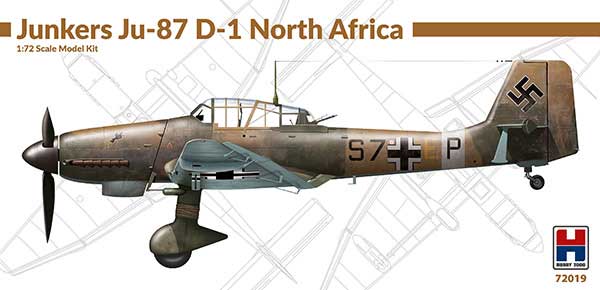 ユンカース Ju87D-1 スツーカ 北アフリカ戦線 プラモデル (HOBBY 2000 1/72 モデルキット No.72019) 商品画像