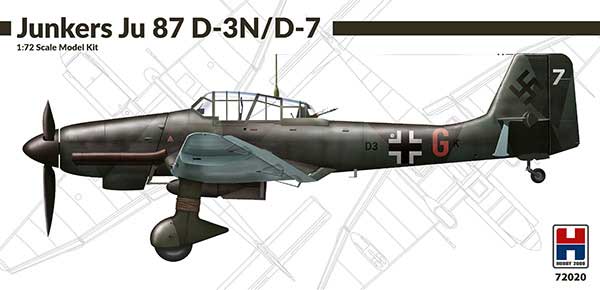 ユンカース Ju87D-3N/D-7 スツーカ プラモデル (HOBBY 2000 1/72 モデルキット No.72020) 商品画像