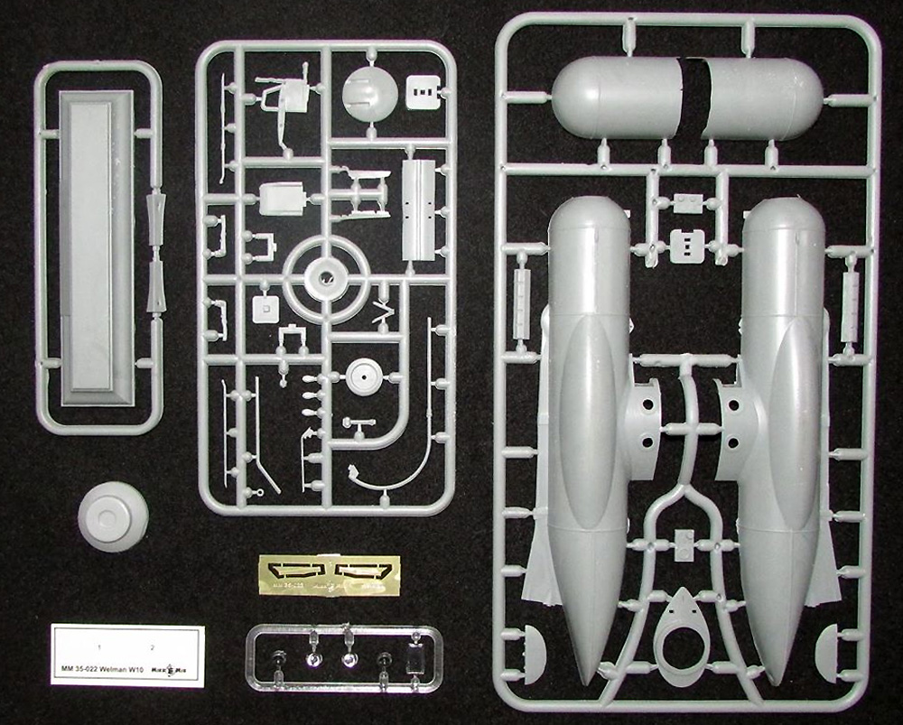 ウェルマン W10 特殊潜航艇 プラモデル (ミクロミル 1/35 艦船モデル No.35-022) 商品画像_1