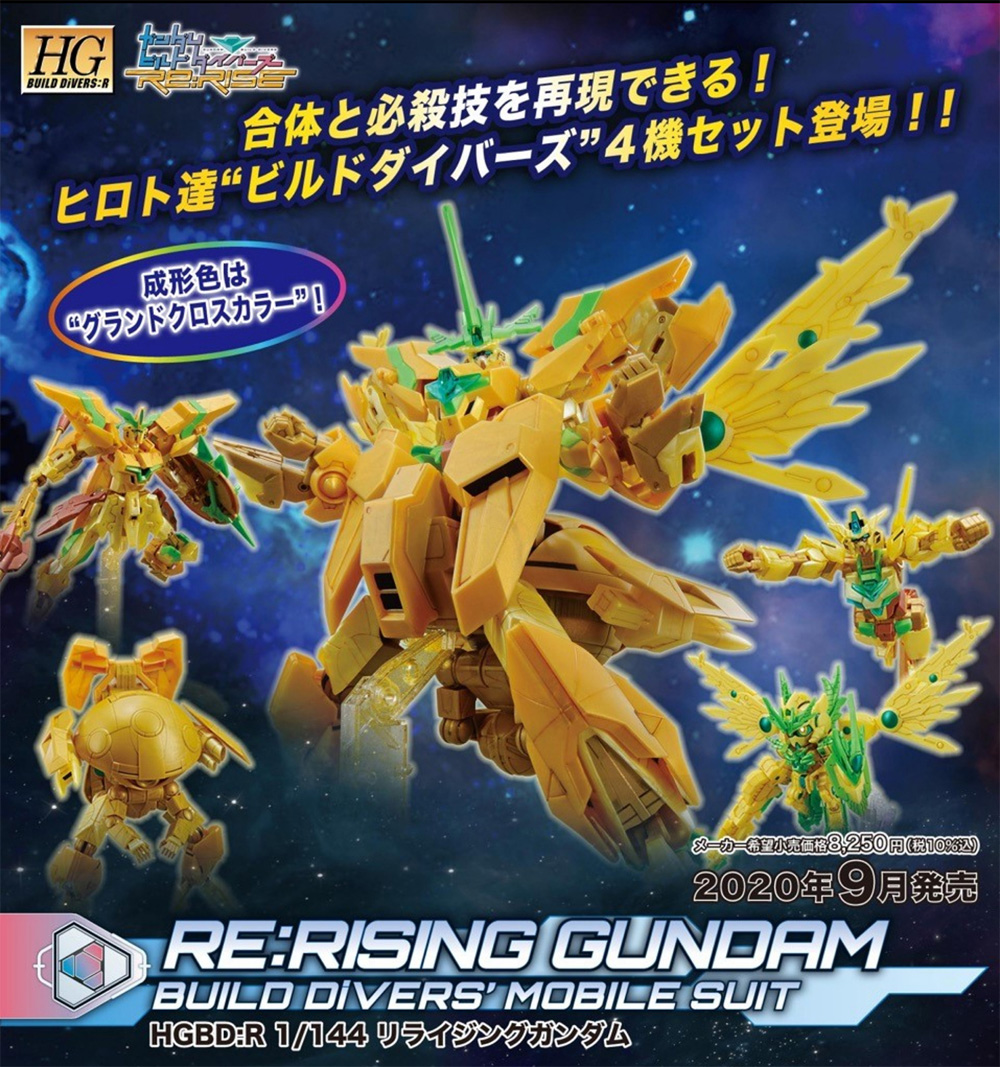 リライジングガンダム プラモデル (バンダイ HGBD:R (ガンダムビルドダイバーズ Re:RISE) No.037) 商品画像_4