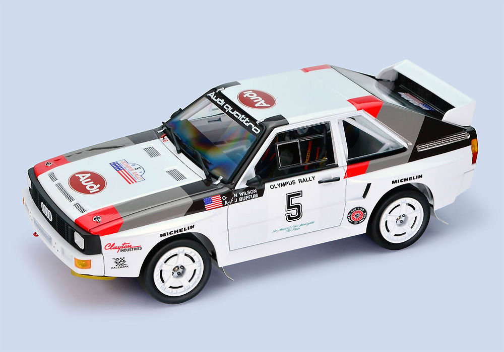 アウディ スポーツ クワトロ S1 1986 オリンパスラリー プラモデル (NuNu 1/24 レーシングシリーズ No.PN24023) 商品画像_2