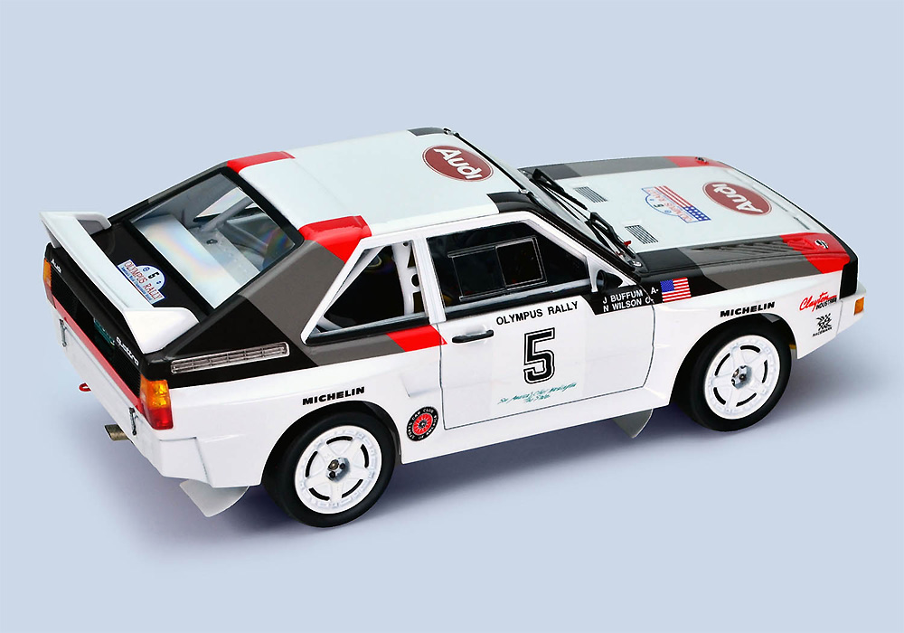 アウディ スポーツ クワトロ S1 1986 オリンパスラリー プラモデル (NuNu 1/24 レーシングシリーズ No.PN24023) 商品画像_3