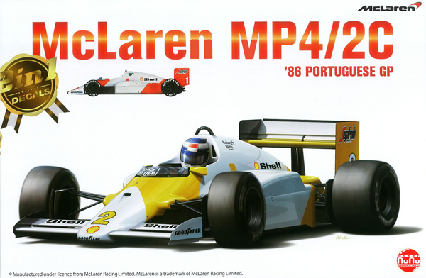 マクラーレン MP4/2C 1986 ポルトガルGP プラモデル (NuNu 1/20 フォーミュラシリーズ No.PN20001) 商品画像