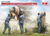 ICM 1/32 エアクラフト WW2 イギリス空軍 グランドクルー セット 1939-1945