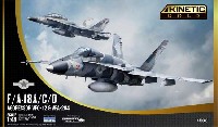 キネティック 1/48 エアクラフト プラモデル F/A-18A/C/D ホーネット VFC-12 & VFA-204 アグレッサー