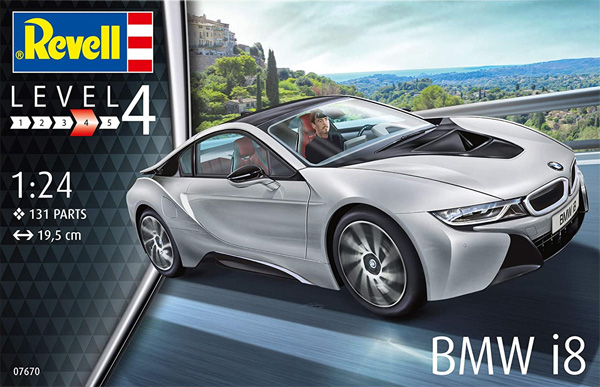BMW i8 プラモデル (レベル カーモデル No.07670) 商品画像