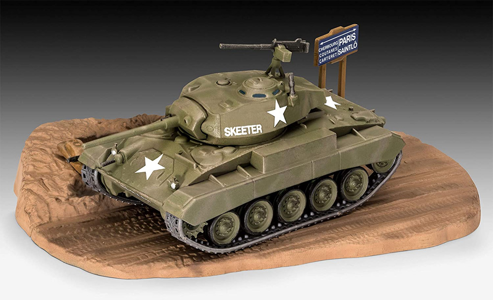 M24 チャーフィー プラモデル (レベル 1/76 ミリタリー No.03323) 商品画像_2