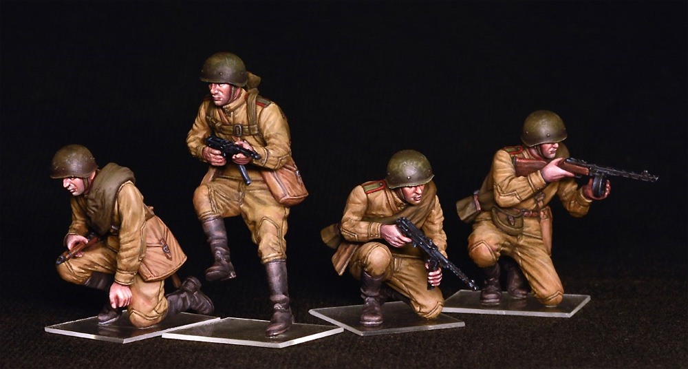 ソビエト歩兵 戦車乗員セット 2 プラモデル (ミニアート 1/35 WW2 ミリタリーミニチュア No.35310) 商品画像_4