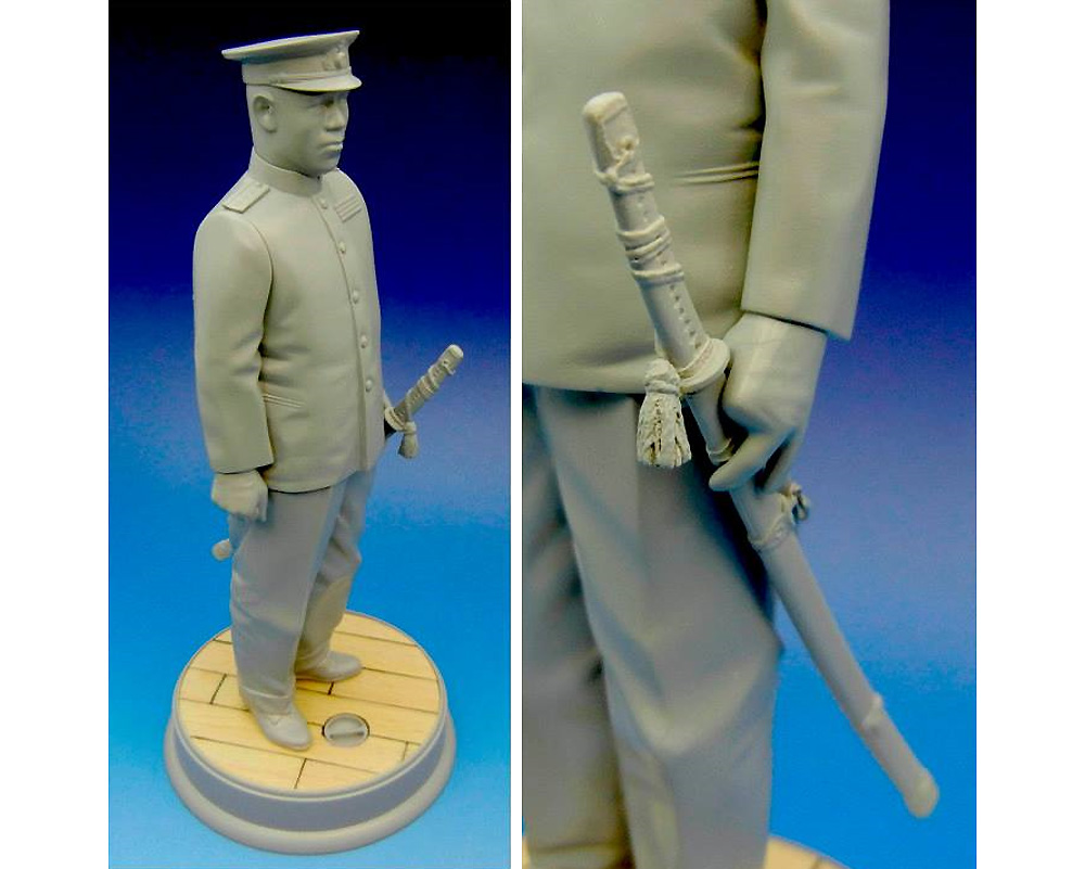 帝国海軍 海軍大将 レジン (A.B.&K 1/16 レジンキット No.16007) 商品画像_2