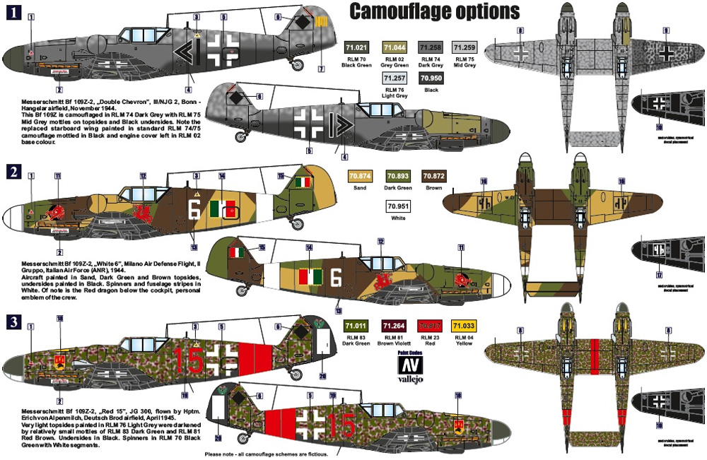 メッサーシュミット Bf109Z-2 試作双発夜間戦闘機 プラモデル (レトロウイングス 1/72 ミリタリー No.RTW7201) 商品画像_1