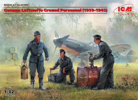 ドイツ空軍 グランドクルー 1939-1945 プラモデル (ICM 1/32 エアクラフト No.32109) 商品画像