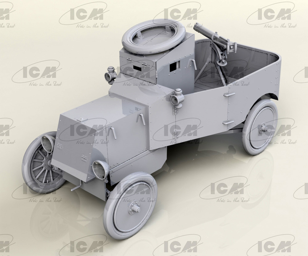 T型フォード RNAS 装甲車 プラモデル (ICM 1/35 ミリタリービークル・フィギュア No.35669) 商品画像_1