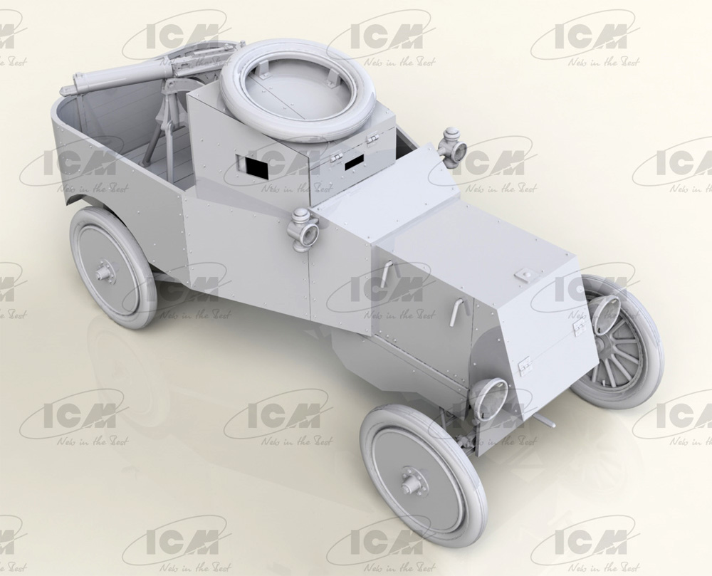 T型フォード RNAS 装甲車 プラモデル (ICM 1/35 ミリタリービークル・フィギュア No.35669) 商品画像_4