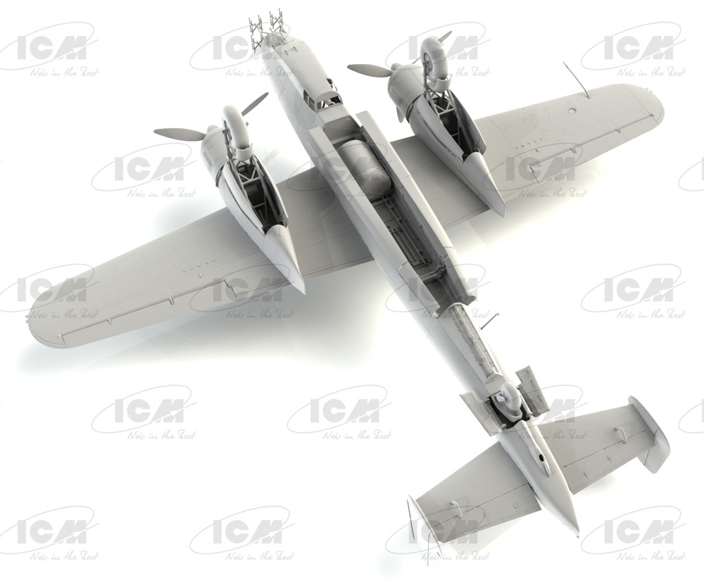 ドルニエ Do217J-1/2 ドイツ 夜間戦闘機 プラモデル (ICM 1/48 エアクラフト プラモデル No.48272) 商品画像_3