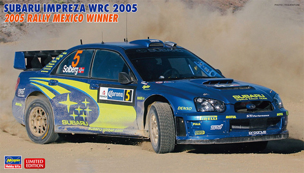 スバル インプレッサ WRC 2005 2005 ラリー メキシコ ウィナー プラモデル (ハセガワ 1/24 自動車 限定生産 No.20454) 商品画像