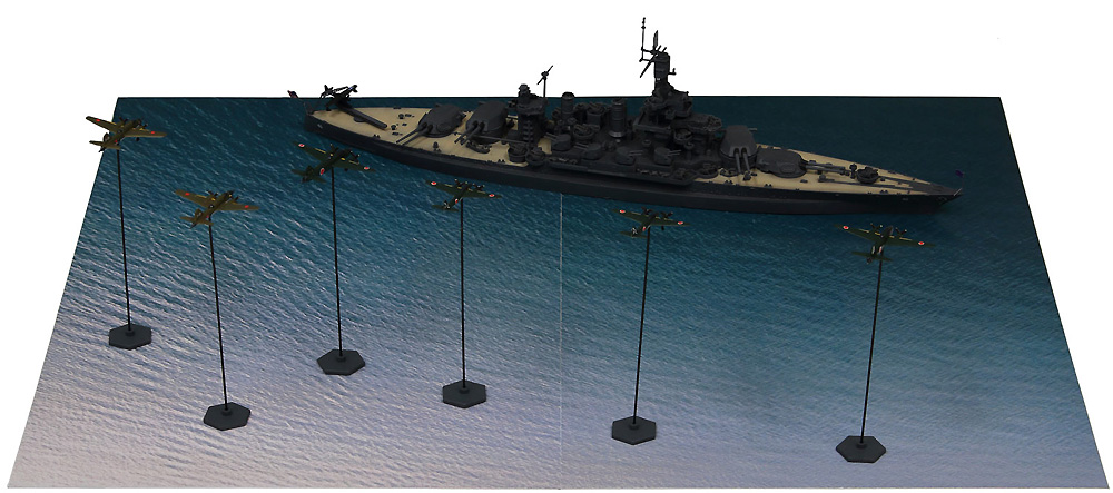 サイパン上陸支援作戦 (BB-46 メリーランド VS 日本海軍陸攻部隊) プラモデル (ピットロード スカイウェーブ S シリーズ No.SPS006) 商品画像_3