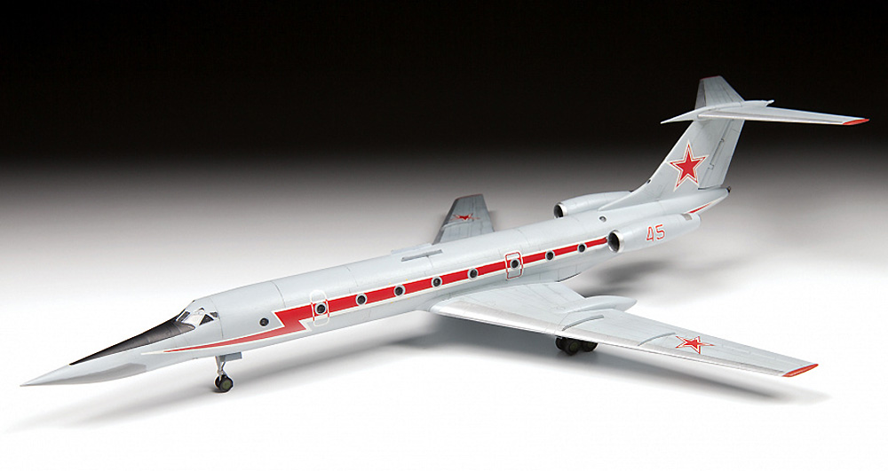 ツポレフ TU-134UBL クラスティ-B 練習機 プラモデル (ズベズダ 1/144 エアモデル No.7036) 商品画像_2