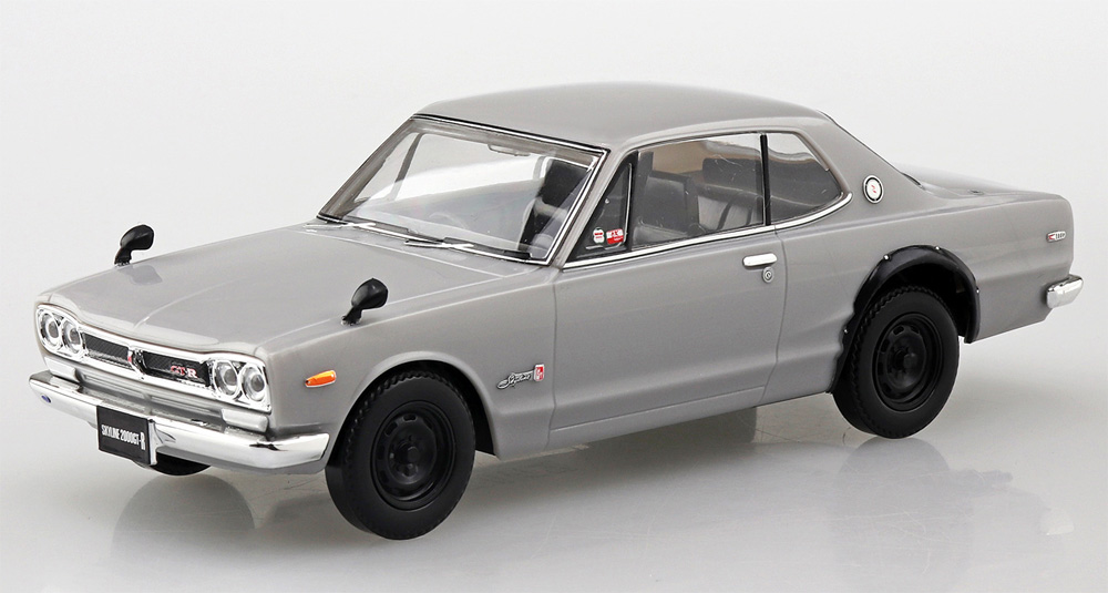 ニッサン スカイライン 2000GT-R シルバー プラモデル (アオシマ ザ・スナップキット No.009-A) 商品画像_2