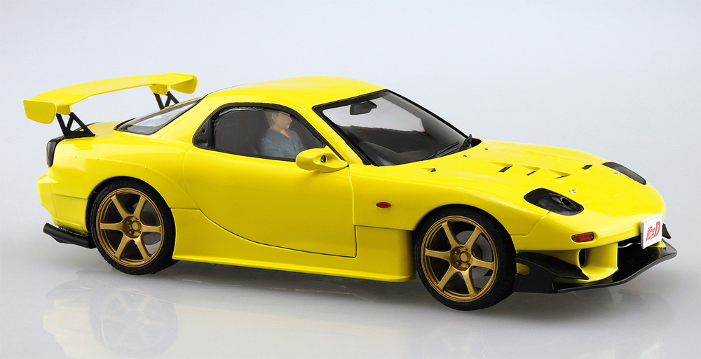 高橋啓介 FD3S RX-7 プロジェクトD仕様 ドライバーフィギュア付 プラモデル (アオシマ 1/24 頭文字D （イニシャルD） No.015) 商品画像_1