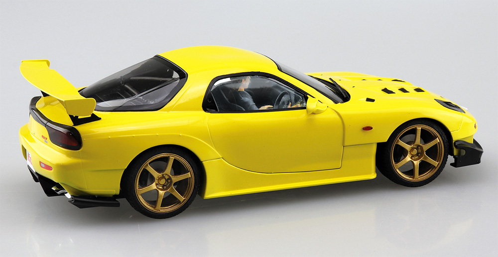 高橋啓介 FD3S RX-7 プロジェクトD仕様 ドライバーフィギュア付 プラモデル (アオシマ 1/24 頭文字D （イニシャルD） No.015) 商品画像_3