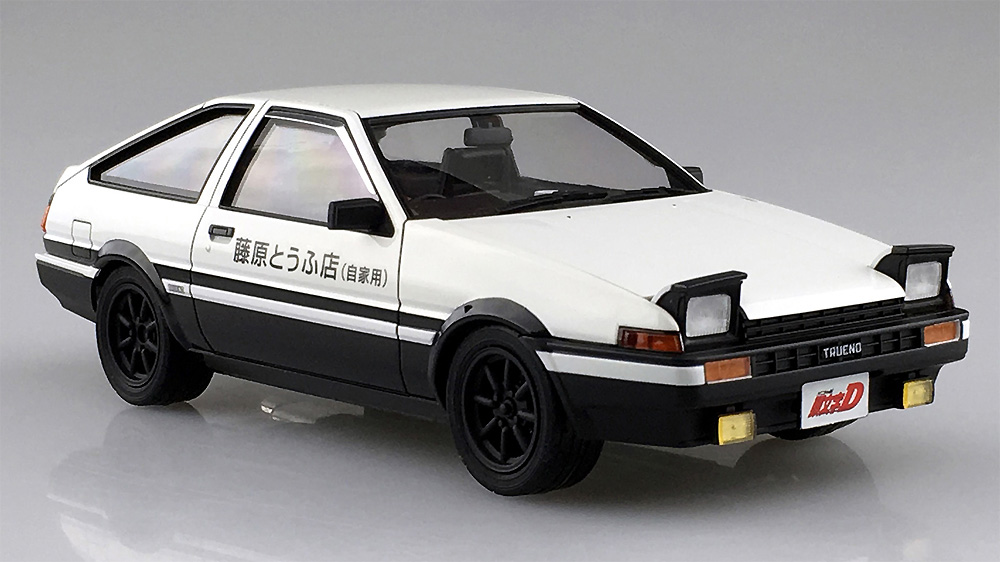 藤原拓海 AE86 トレノ 第1巻仕様 プラモデル (アオシマ 1/24 頭文字D （イニシャルD） No.005) 商品画像_2