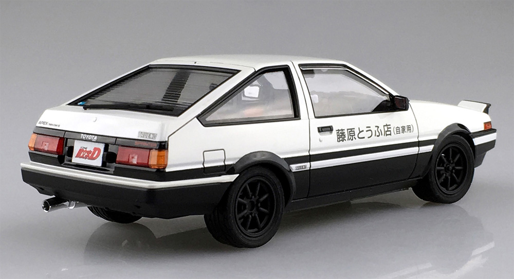 藤原拓海 AE86 トレノ 第1巻仕様 プラモデル (アオシマ 1/24 頭文字D （イニシャルD） No.005) 商品画像_3