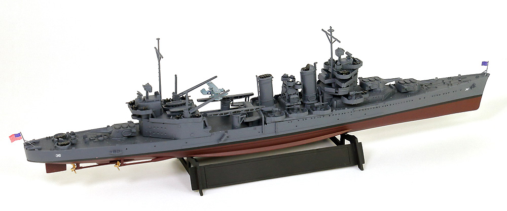 アメリカ海軍 重巡洋艦 CA-36 ミネアポリス 1942 旗・艦名プレート エッチングパーツ付き プラモデル (ピットロード 1/700 スカイウェーブ W シリーズ No.W195NH) 商品画像_2