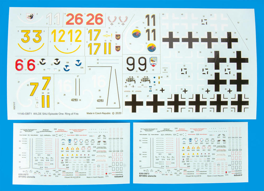 ヴィルデザウ エピソード1 : リング・オブ・ファイアー Bf109G-5/G-6 デュアルコンボ プラモデル (エデュアルド 1/48 リミテッドエディション No.11140) 商品画像_2