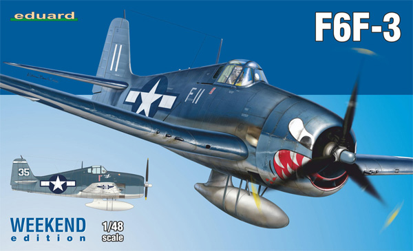 グラマン F6F-3 ヘルキャット プラモデル (エデュアルド 1/48 ウィークエンド エディション No.84160) 商品画像