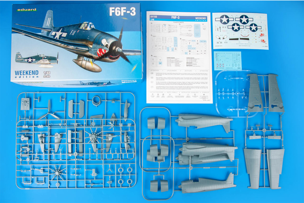 グラマン F6F-3 ヘルキャット プラモデル (エデュアルド 1/48 ウィークエンド エディション No.84160) 商品画像_1