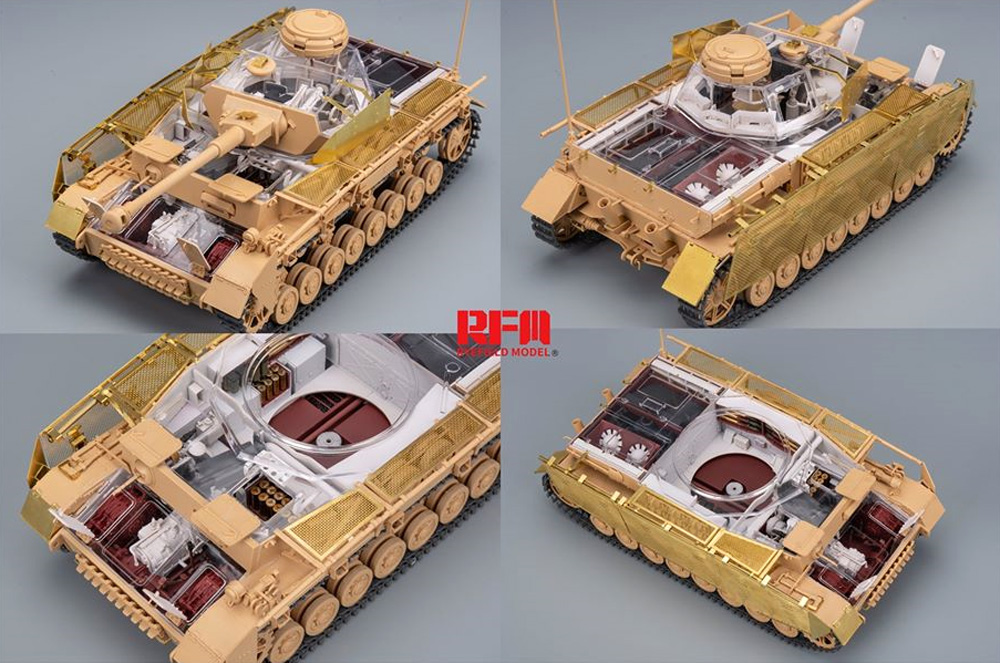 ドイツ Sd.Kfz.161/2 4号戦車J型 最終生産型 w/フルインテリア & 連結組立可動式履帯 プラモデル (ライ フィールド モデル 1/35 Military Miniature Series No.5043) 商品画像_3