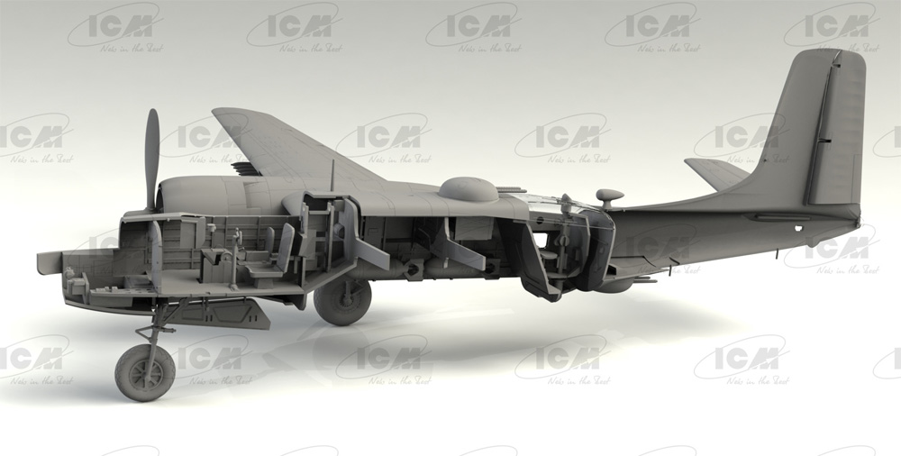 B-26C-50 インベーダー コリアンウォー プラモデル (ICM 1/48 エアクラフト プラモデル No.48284) 商品画像_3