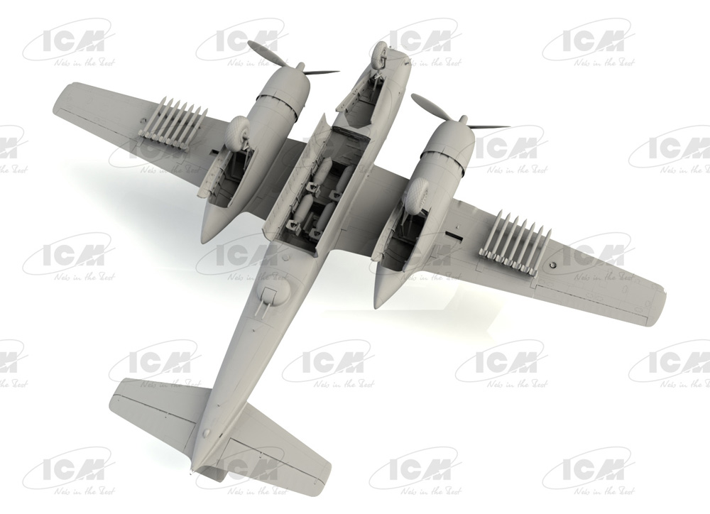 B-26C-50 インベーダー コリアンウォー プラモデル (ICM 1/48 エアクラフト プラモデル No.48284) 商品画像_4