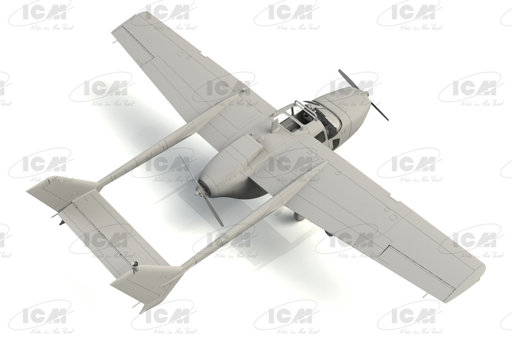 セスナ O-2A スカイマスター プラモデル (ICM 1/48 エアクラフト プラモデル No.48290) 商品画像_2