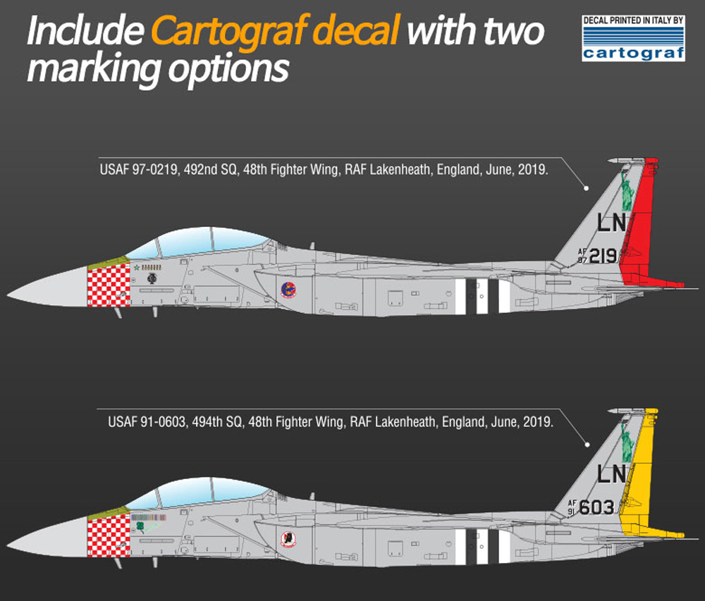 アメリカ空軍 F-15E ストライクイーグル D-DAY 75周年記念塗装 プラモデル (アカデミー 1/72 Aircrafts No.12568) 商品画像_2