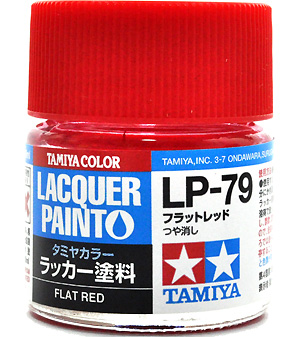 LP-79 フラットレッド 塗料 (タミヤ タミヤ ラッカー塗料 No.LP-079) 商品画像