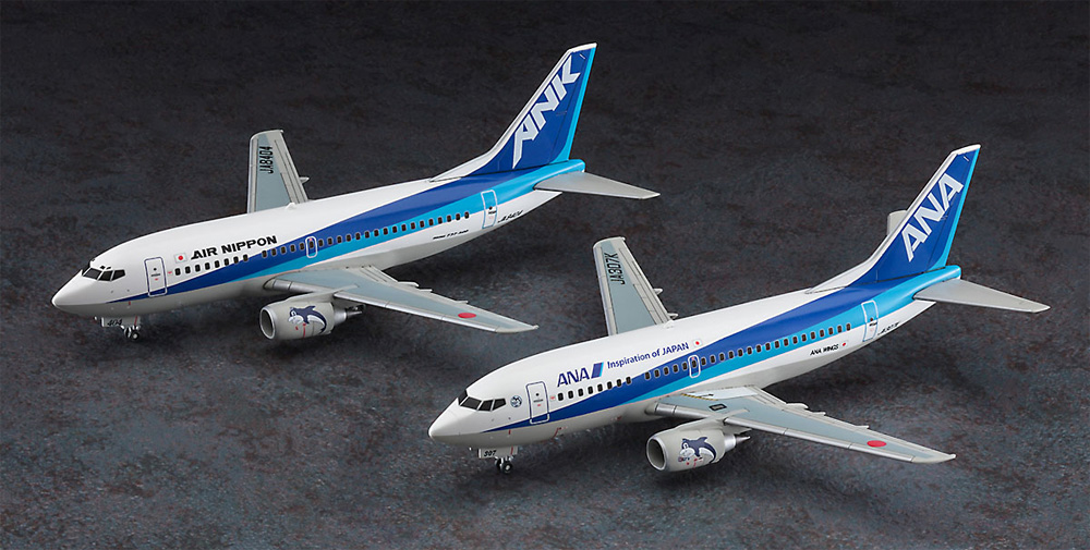 ANA ボーイング 737-500 スーパードルフィン 1995/2020 プラモデル (ハセガワ 1/200 飛行機 限定生産 No.10839) 商品画像_2