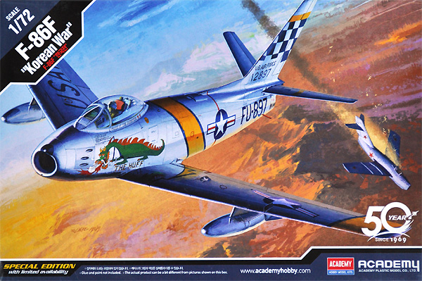 F-86F セイバー 朝鮮戦争 プラモデル (アカデミー 1/72 Aircrafts No.12456) 商品画像