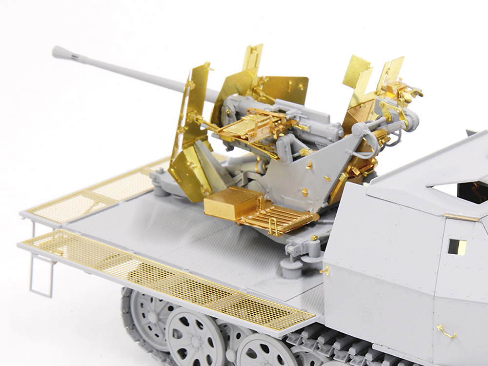 ドイツ Sd.Kfz.7/2 8トン ハーフトラック 3.7cm Flak37/36搭載型 2in1 ディテールアップパーツ付き プラモデル (ドラゴン 1/35 39-45 Series No.DR6953SP) 商品画像_4