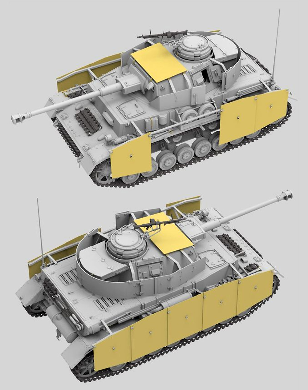 ドイツ 4号戦車H型 初期型 w/連結組立可動式履帯 プラモデル (ライ フィールド モデル 1/35 Military Miniature Series No.5046) 商品画像_2