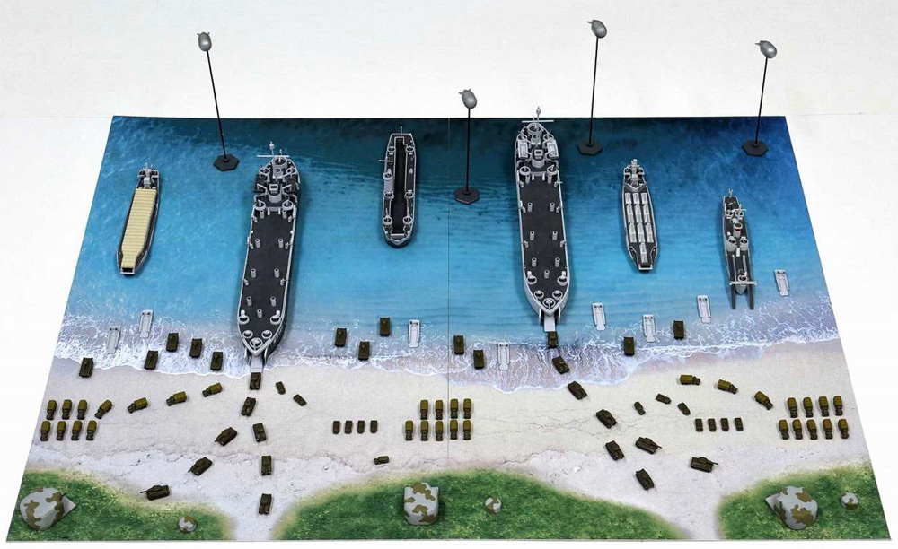 WW2 ノルマンディー上陸作戦 (D-Day) プラモデル (ピットロード SPSシリーズ No.SPS007) 商品画像_1