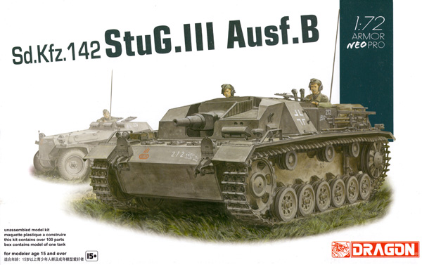 Sd.Kfz.142 3号突撃砲 B型 NEOトラック付属 プラモデル (ドラゴン 1/72 ARMOR NEO PRO No.7636) 商品画像