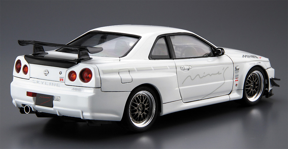 マインズ BNR34 スカイライン GT-R '02 (ニッサン) プラモデル (アオシマ 1/24 ザ・チューンドカー No.034) 商品画像_3