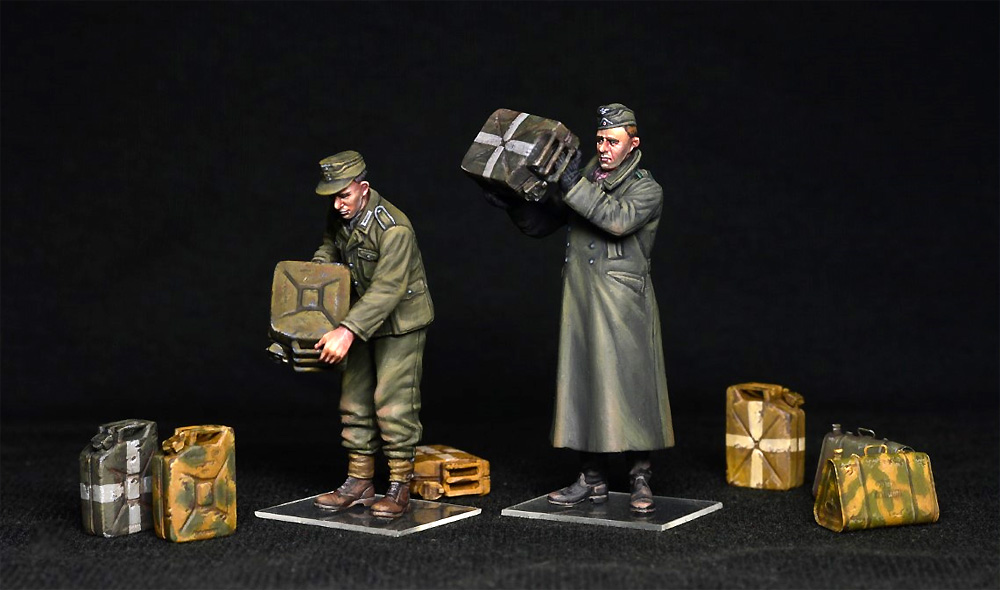 ドイツ兵とジェリカン プラモデル (ミニアート 1/35 WW2 ミリタリーミニチュア No.35286) 商品画像_2