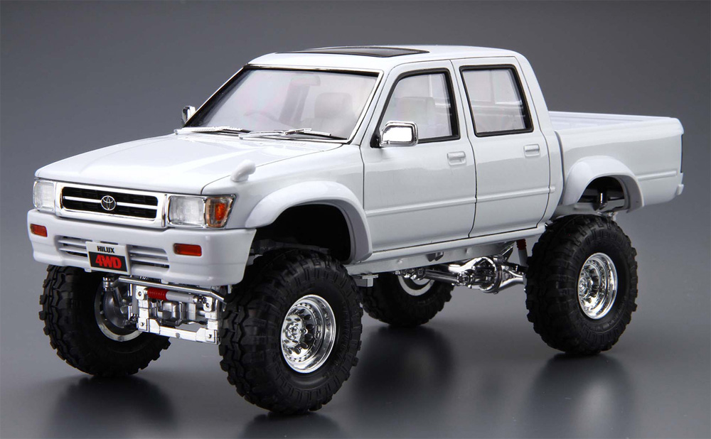 LN107 ハイラックス ピックアップ ダブルキャブ リフトアップ '94 (トヨタ) プラモデル (アオシマ 1/24 ザ・チューンドカー No.005) 商品画像_2