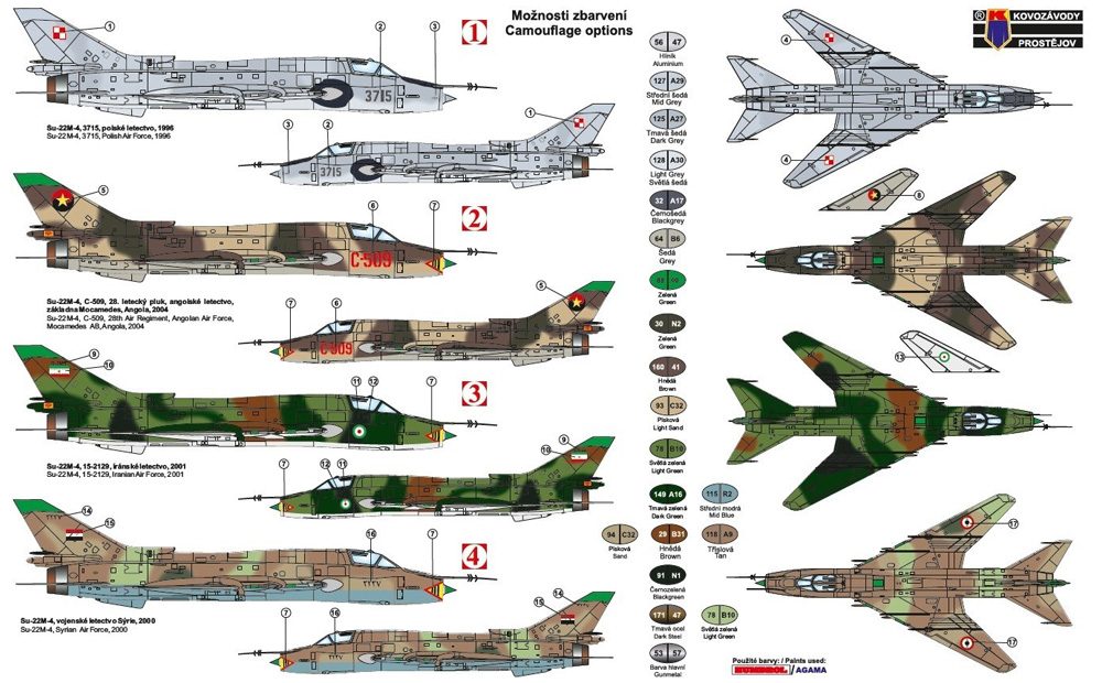 スホーイ Su-22M4 インターナショナル プラモデル (KPモデル 1/72 エアクラフト プラモデル No.KPM0197) 商品画像_1