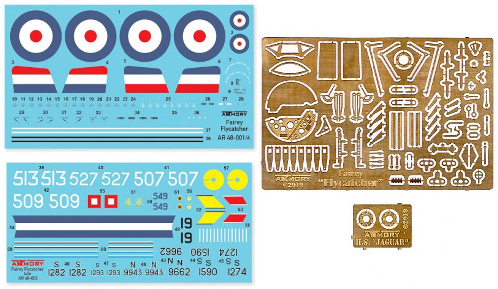 フェアリー フライキャッチャー 後期型 ジャガー 4 エンジン プラモデル (ARMORY 1/48 エアクラフト プラモデル No.48002) 商品画像_2